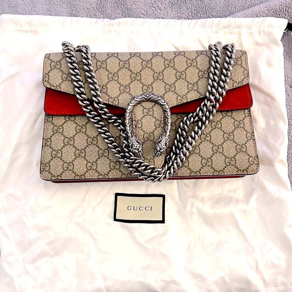 GUCCI DIONYSUS SMALL GG SHOULDER BAG